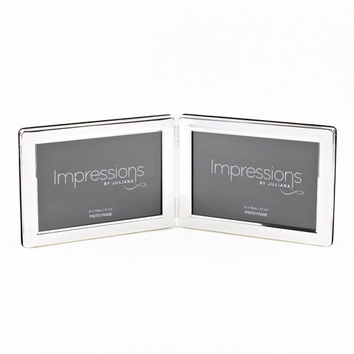 Picture of SILVER FRAME DOUBLE 4X6 LANDSCAPE